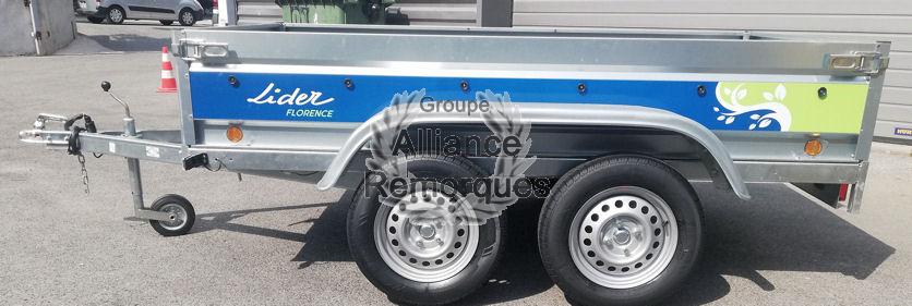 Remorque Lider Florence 233 x 132 cm 500/750KG