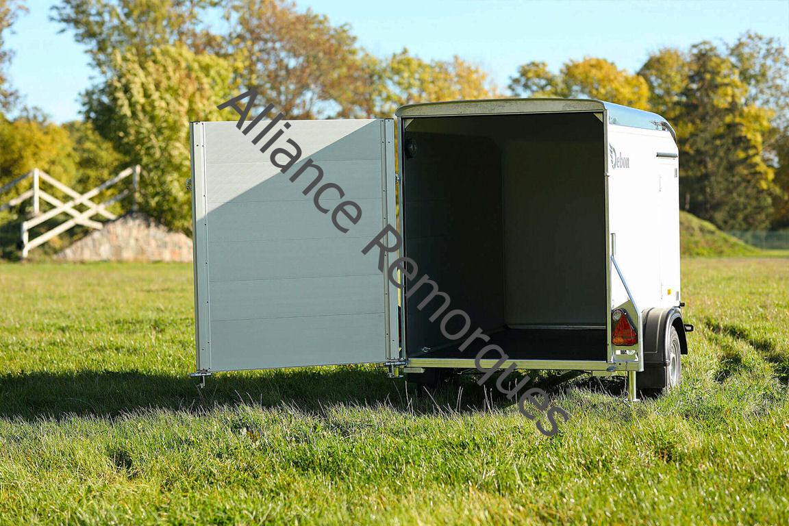 Remorque fourgon DEBON C255 ALU PORTE LATERALE – Image 2