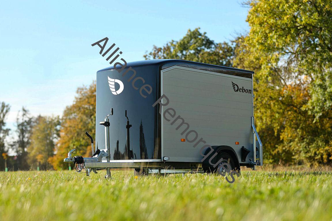 Remorque fourgon DEBON C255 ALU PORTE LATERALE