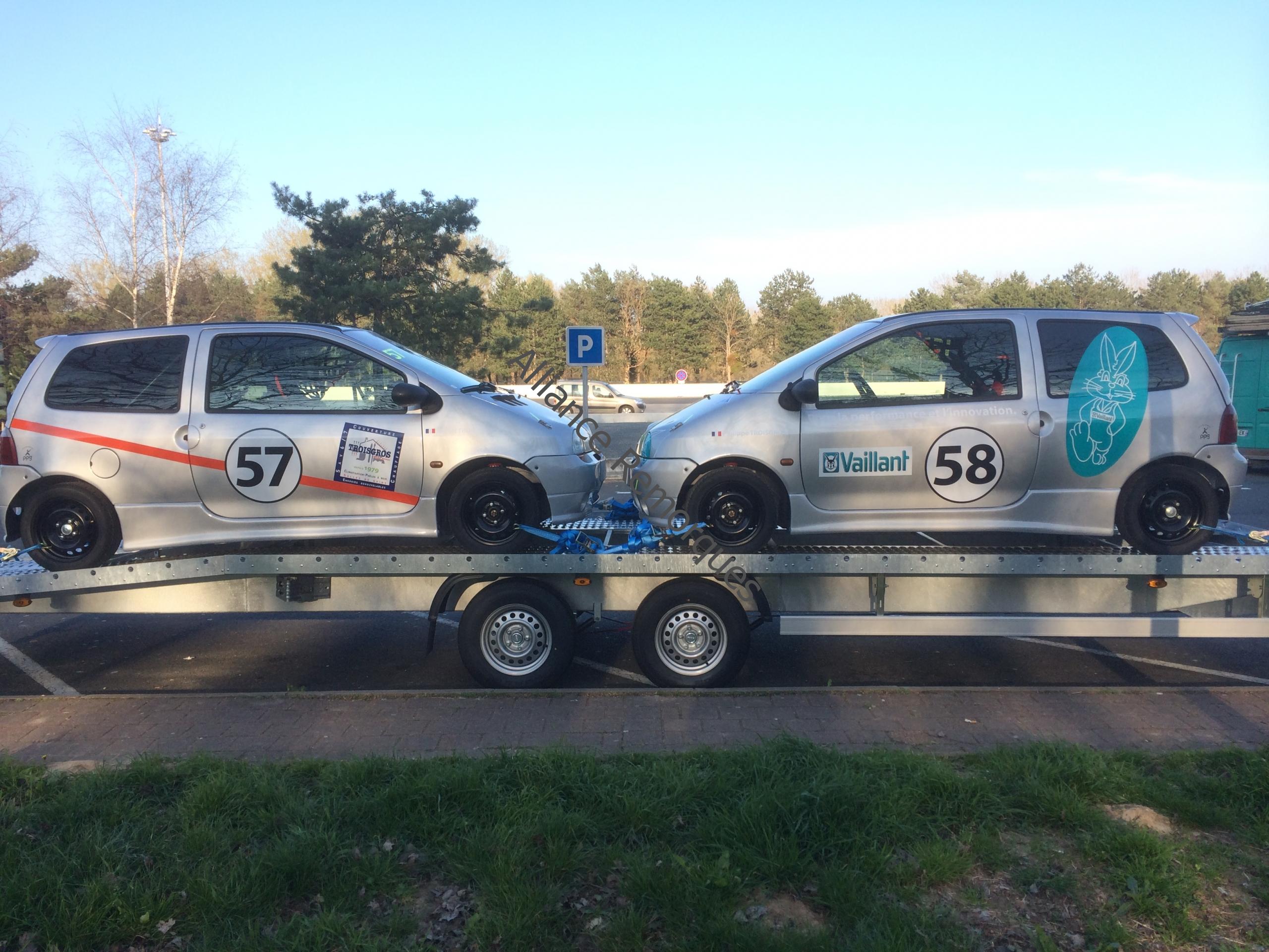 Porte-voiture INDIANA 2 ESSIEUX 8,5