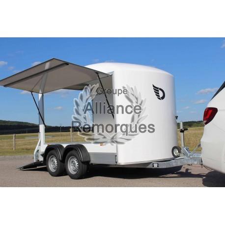 Remorque fourgon DEBON C300 PPL +HAYON LATERAL