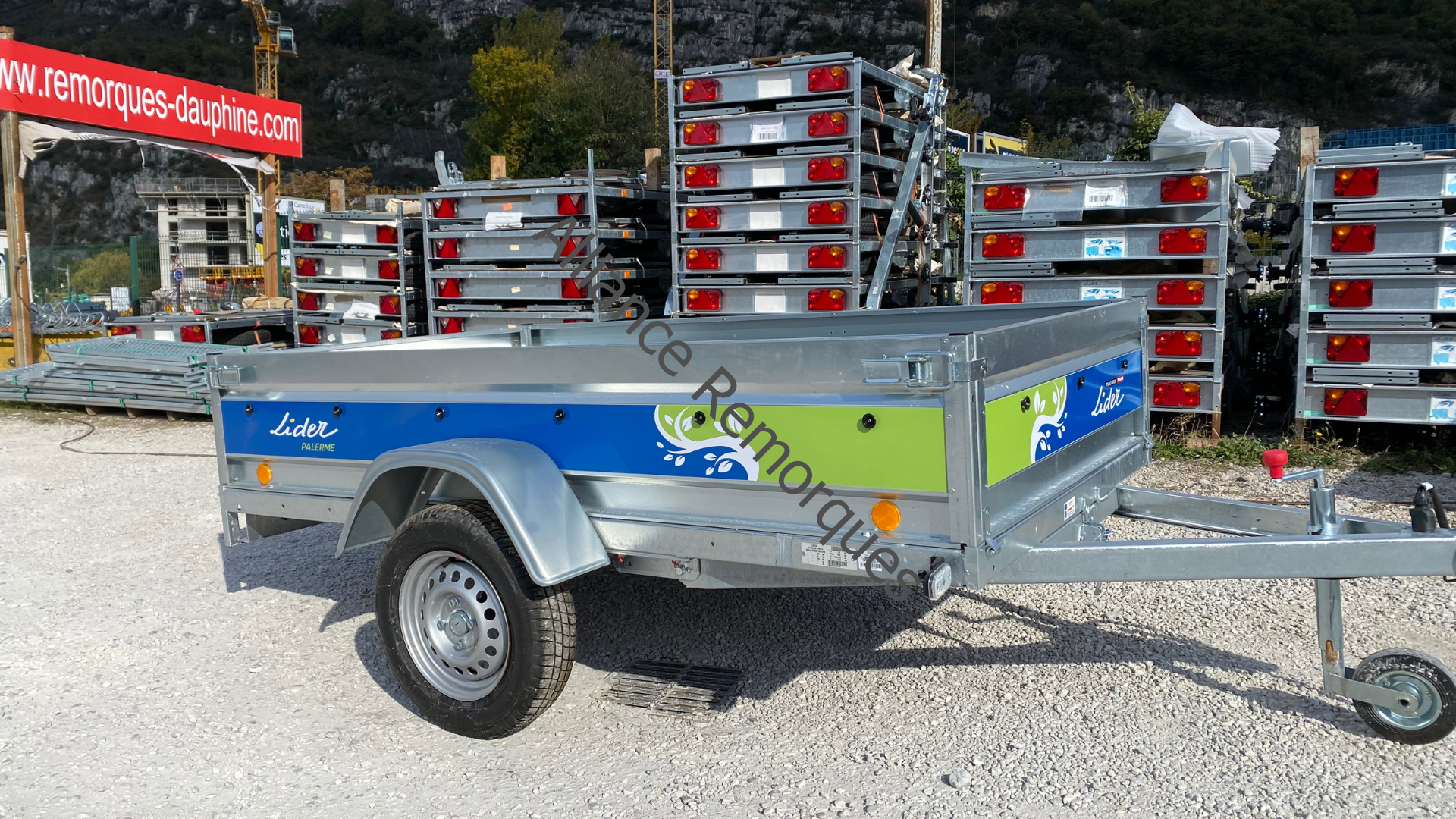 Remorque Lider Palerme 233 x 132 cm 500/750KG