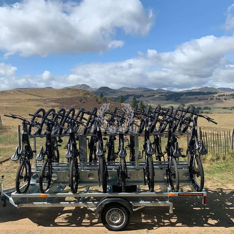 Remorque porte 10 vélos suspendus – Image 5