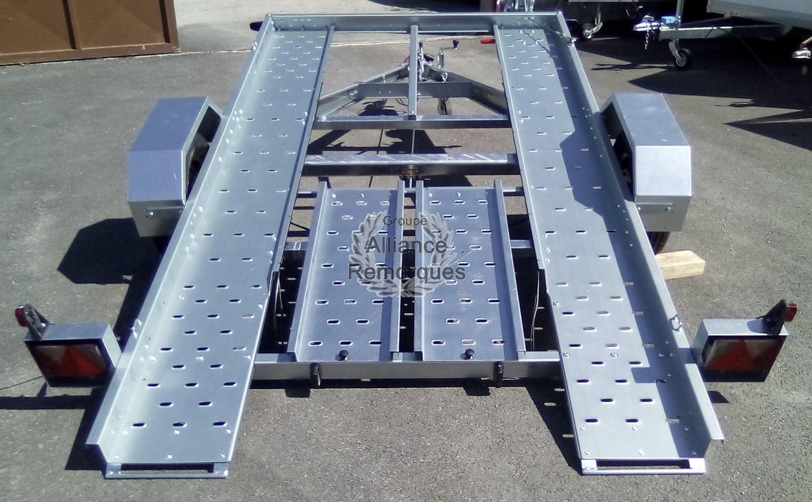 REMORQUE MINI PORTE VOITURE "JPV1300 SERIE 18"