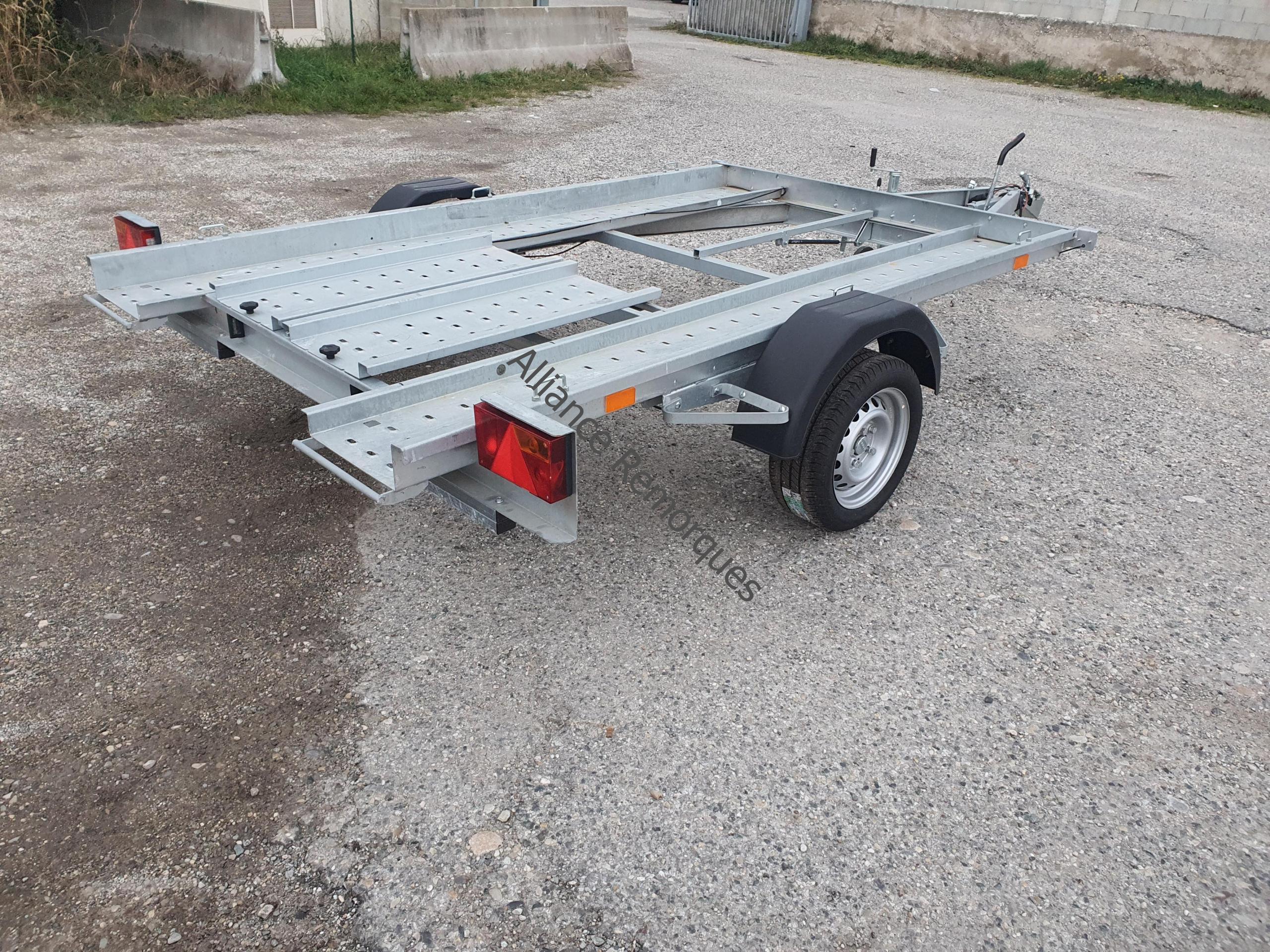 REMORQUE MINI PORTE VOITURE CONCEPT 1350 Kgs