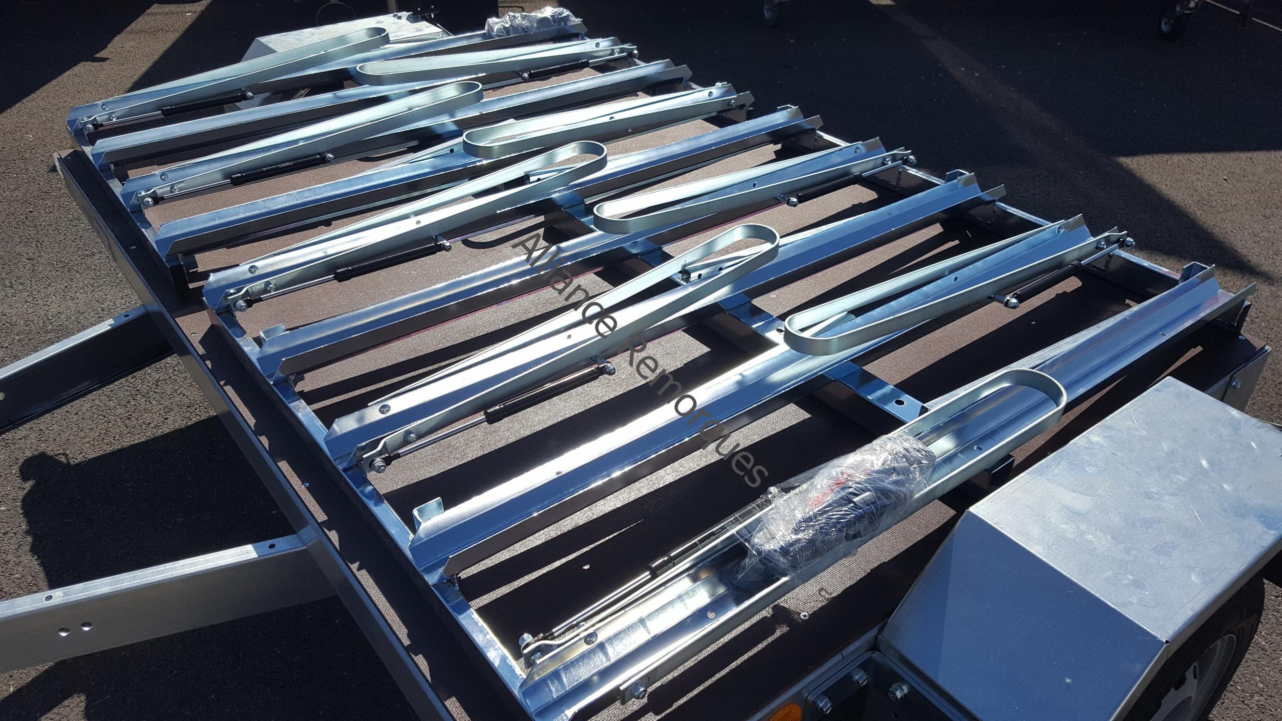 đŽââïž Remorques porte-vĂ©los avec rails horizontaux de 4 Ă 22 vĂ©los â Image 2