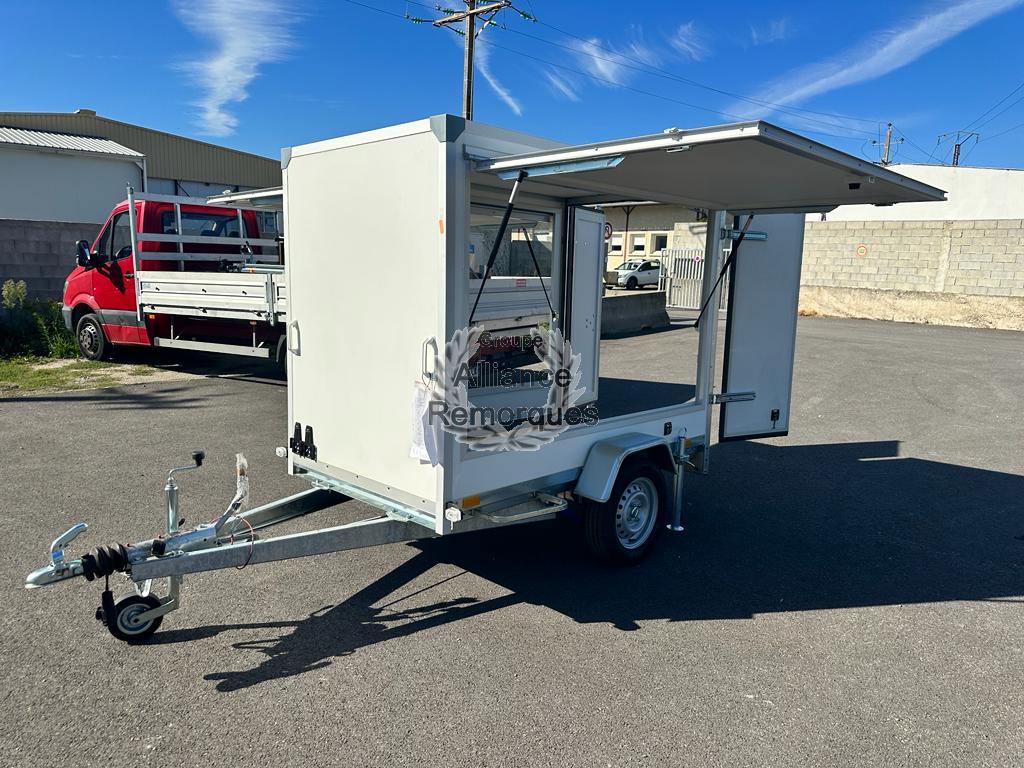 REMORQUE FOURGON F7520-DBD-150 AVEC AUVENTS LATERAUX – Image 6