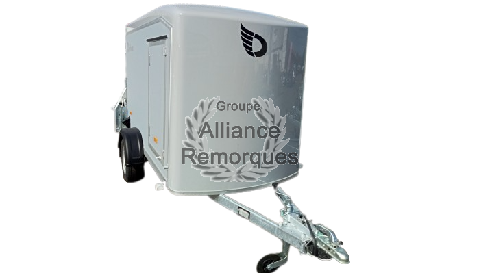 REMORQUE FOURGON – DEBON C255 – 255x125x155 cm PTAC 750 kg – Pont/Porte arrière